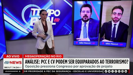 Governadores da oposição vão pressionar por projeto que equipara CV ao terrorismo | TEMPO REAL