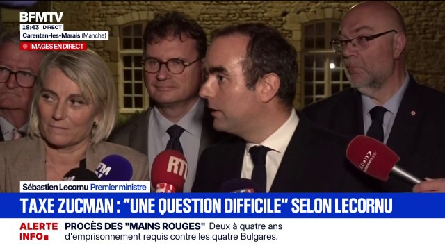 Taxe Zucman: Il ne faudrait pas que des impôts improvisés créés des faillites certaines , déclare Sébastien Lecornu