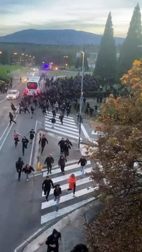 Disturbios en el campus de la Universidad de Navarra