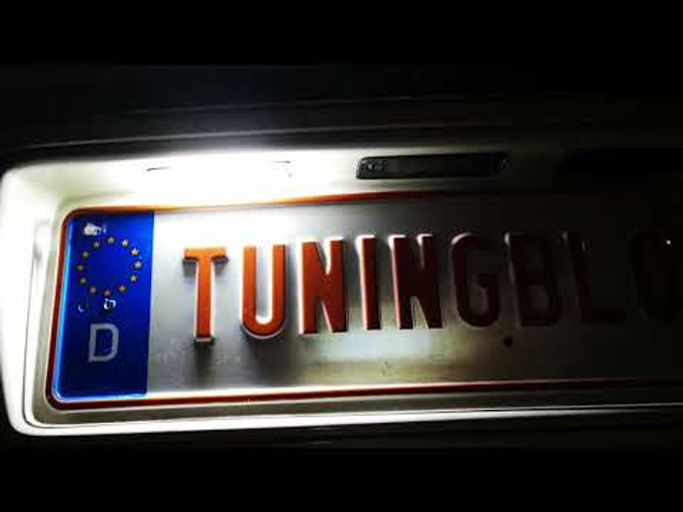 Umfeldbeleuchtung VW Phaeton LED & Halogen Vergleich