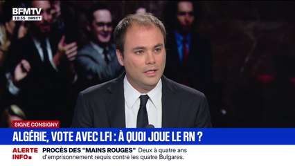 SIGNÉ CONSIGNY - "Est-ce que c'était le moment de faire ça ? Probablement pas", estime Charles Consigny à propos de la dénonciation de l'accord entre la France et l'Algérie