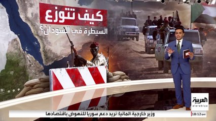 خريطة السيطرة العسكرية في السودان بعد معركة الفاشر