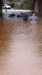 Automobilista intrappolata nel sottopasso allagato: la aiutano due cittadini. Paura a Borgo a Buggiano