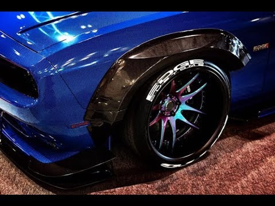 Blue Vollcarbon Dodge Challenger “S” RT Hellcat EDGE Customs Tuning 2019