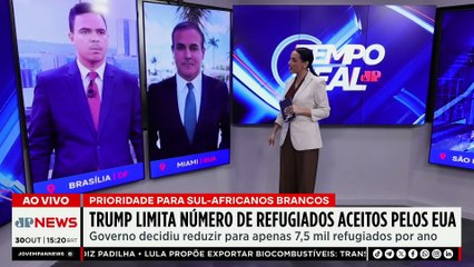 Política de imigração: EUA receberão menos refugiados em 2026 | TEMPO REAL