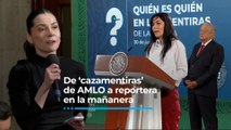 De ‘cazamentiras’ oficial a reportera en la mañanera