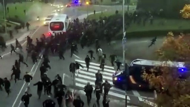 Disturbios en la Universidad de Pamplona