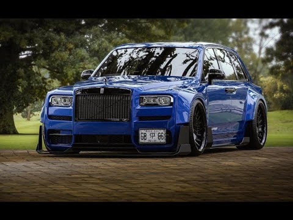 Tuning Slammed & Widebody Kit am Rolls Royce Cullinan SUV 2018