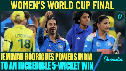 ICC Women’s World Cup BREAKING: India BEATS Australia; Jemimah Rodrigues Ton Power India Into Finals