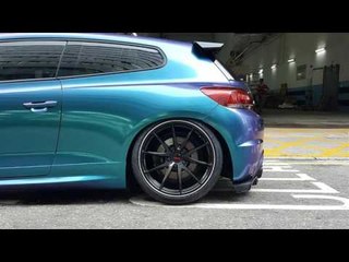 Dia Show Tuning FlipFlop Lack und Airride Fahrwerk 338PS VW Scirocco R by Reinart Design