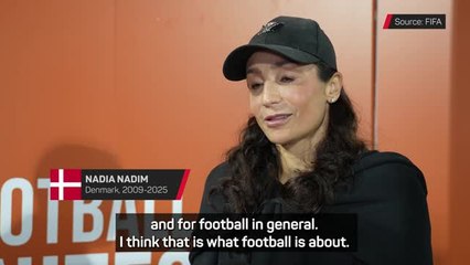 Nadia Nadim delighted with Infantino & FIFA's support for Afghan Women United