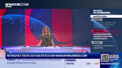 Le 19h Eco - Jeudi 30 octobre