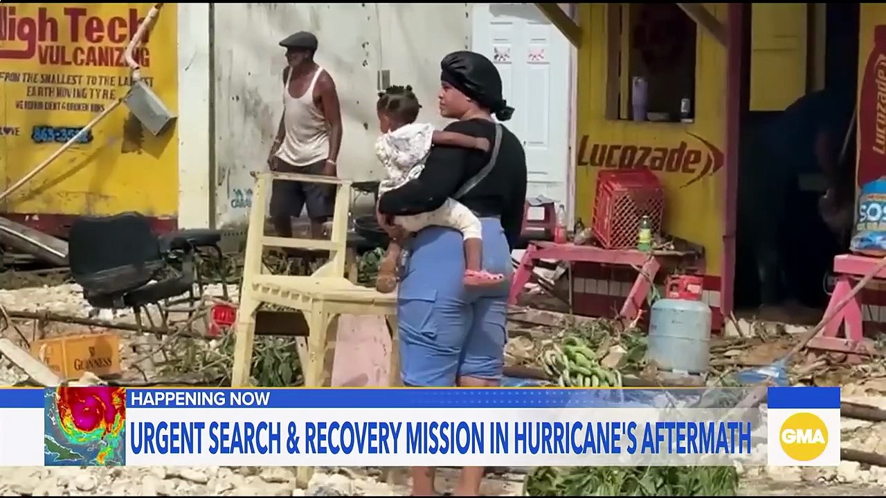 Urgent search and recovery underway in Jamaica after Hurricane Melissa