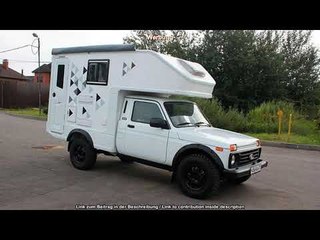 Slideshow Tuning Low Budget Niva Autodom Wohnmobil auf Basis des Lada Niva 4×4!