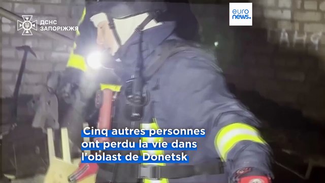 Huit morts dans des attaques russes massives contre les infrastructures énergétiques ukrainiennes