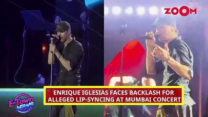 Enrique Iglesias faces BACKLASH for alleged lip-syncing during his Mumbai Concert Netizens ANGRY! - zoom (360p, h264, youtube)