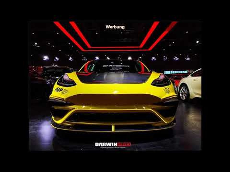 Tuning 2020 Tesla Model 3 mit Darwinpro Carbon Widebody Kit!