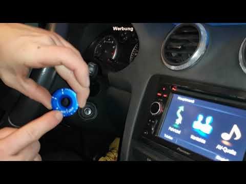 Tuning Zündschloss Abdeckung / Schlüssellochabdeckung / Zündschlosskappe im Test im Audi A3