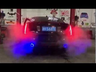 Beleuchtete LED-Endrohre für das Auto!