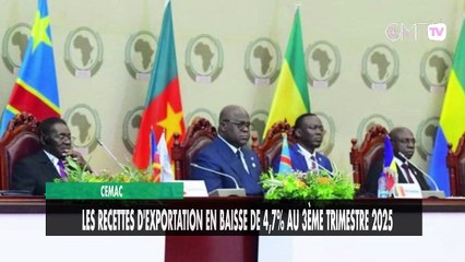 [#Reportage] CEMAC : les recettes d'exportation en baisse de 4,7% au 3ème Trimestre 2025
