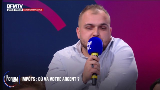FORUM BFMTV - Je leur ai dit que c'était toujours en réflexion , Samuel, artisan dans le BTP raconte ses échanges avec les impôts