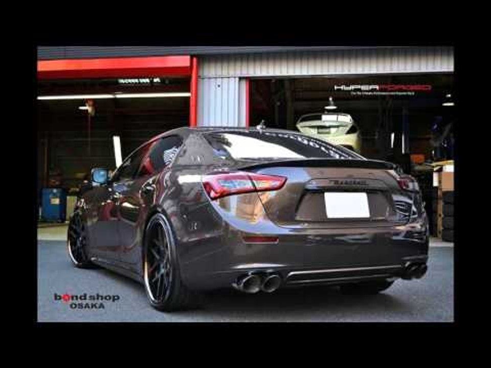 Dia Show Tuning Bond Style Maserati Ghibli S auf 22 Zoll HF Alufelgen