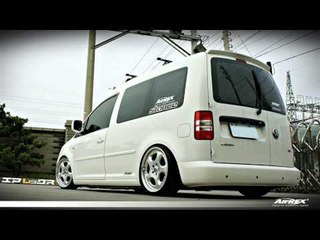 Dia Show Tuning VW Caddy mit Airrex Airride Fahrwerk