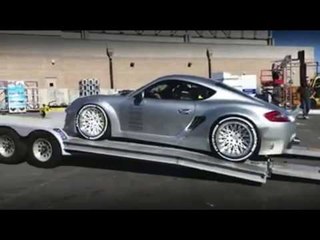 Tuning Porsche Cayman 987c mit Pandem Widebody Kit & Rotiform’s