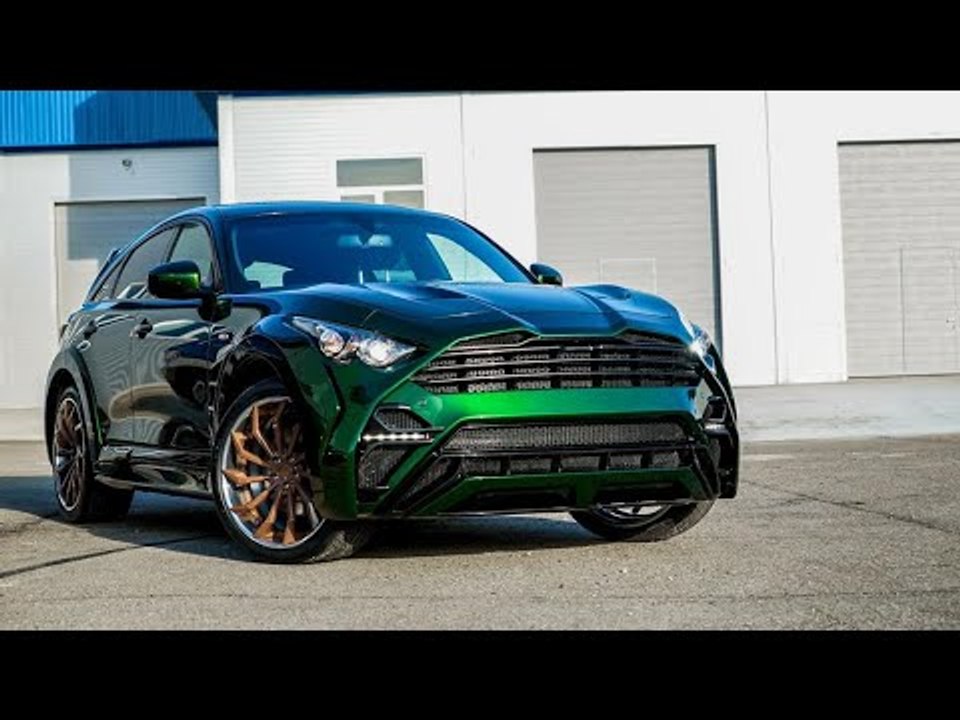 Tuning Infiniti QX70 mit DRACO Widebody Kit von SCL Global Concept