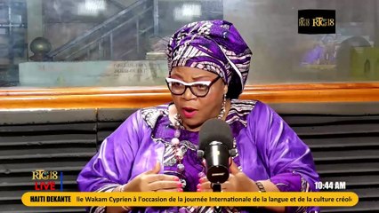 Me Nathalie Wakam Cyprien swete sosyete sivil la jwe wòl li pou egzije lang kreyòl la jwenn plas.