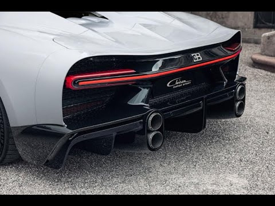 Bugatti Chiron Super Sport mit 8,0-Liter-W16-Motor und 1.600 PS | 0 auf 200 km/h in 5,8 Sekunden!