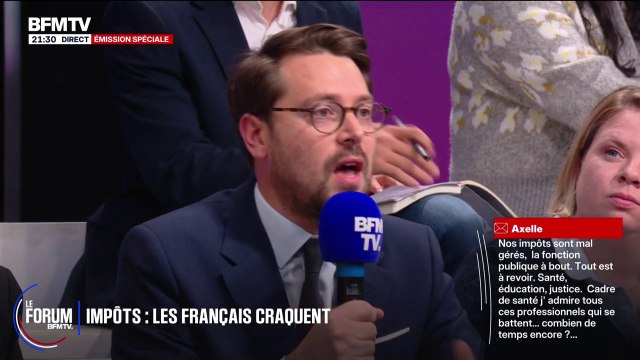 FORUM BFMTV - Je suis en colère quand on a un budget qui va se traduire par des suppressions de lits dans les hôpitaux , Benjamin Lucas-Lundy, député Génération.s des Yvelines