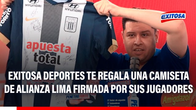 Exitosa Deportes te regala una camiseta de Alianza Lima firmada por sus jugadores