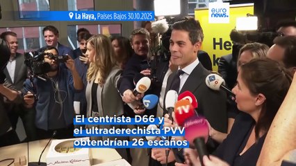 Elecciones en Países Bajos: una noche llena de sorpresas con empate entre D66 y el PVV de Wilders