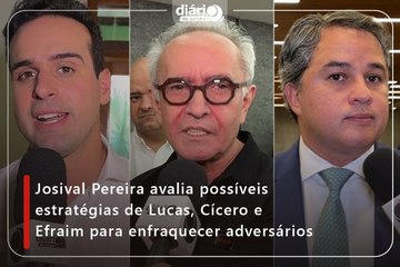 Josival Pereira avalia possíveis estratégias de Lucas, Cícero e Efraim para enfraquecer adversários