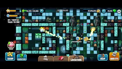 Diggy's Adventure, Ceton palace, Side story Atlantis, Tasks of the Story only.