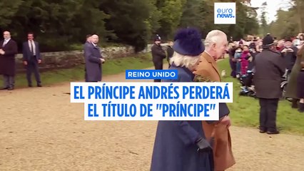 El príncipe Andrés perderá el título de "príncipe" y abandonará la Casa Real, según el Palacio de Buckingham