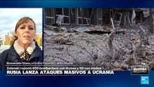Rusia lanza 650 bombardeos con drones y misiles en Ucrania, según Zelenski