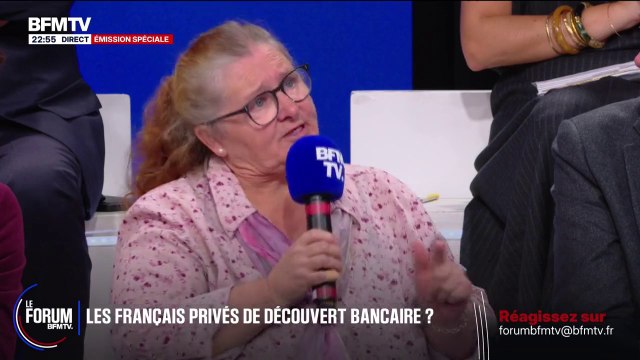 FORUM BFMTV - Découverts bancaires: Toute ma vie je n'ai pu dépenser que ce que j'avais dans le porte-monnaie , témoigne Isabelle, représentante de l'association Archipel des sans-voix
