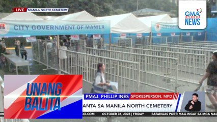 Manila North Cemetery, bukas 5AM - 9PM hanggang Nov. 2 | Unang Balita