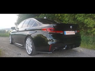 Maxton Design Heckansatz Flaps Diffusor - BMW 5er (G30/G31) mit M-Paket. (Passgenauigkeit/Funktion)