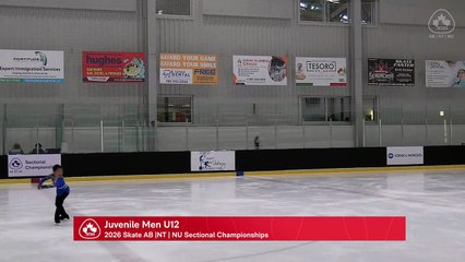 Juvenile Men U12 Free Program - 2026 Skate AB | NT | NU Sectional Championships