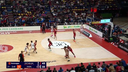 Les points marquants de Nadir Hifi contre Milan - Basket - Euroligue (H) - Paris Basketball