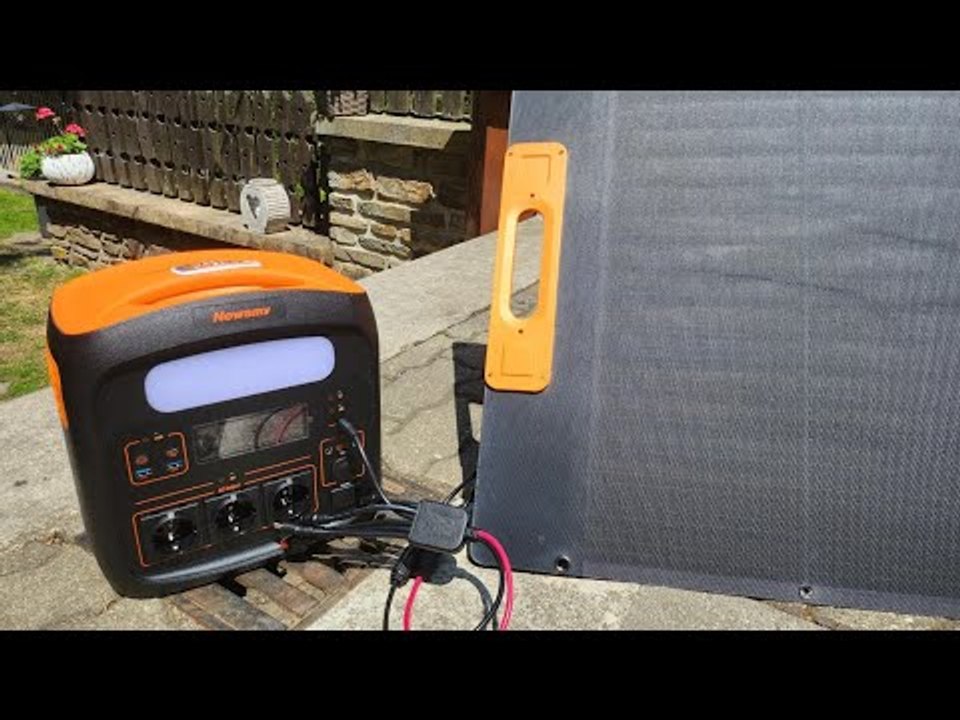Newsmy N1200P Portable power station & 210W Solarpanel (LL-YT210W) - Test/Produktvorstellung