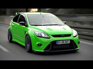 Ford Focus RS Carporn - Barracuda Karizzma 19 Zöller am JMS Focus RS mit ST X-Gewindefahrwerk!