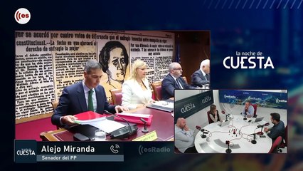 Tertulia de Cuesta: Sánchez elude contestar en el Senado lanzando acusaciones contra el PP