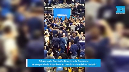 Sillazos a la CD de Gimnasia y Asamblea suspendida