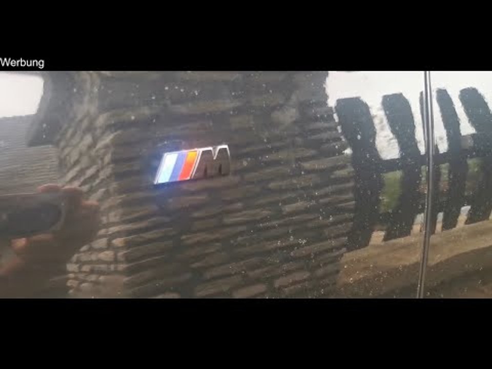 BMW M Emblem Logo schwarz glanz für den Kotflügel (5er/G30/M550i) - Passgenauigkeit & Optik