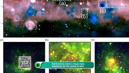 Astrônomos criam o mapa mais detalhado da Via Láctea já feito