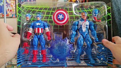 Hasbro Marvel Legends Gamerverse: Captain America vs. Venom Unboxing & Review